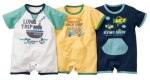 NIS0018 3-Pack Character Rompers $30